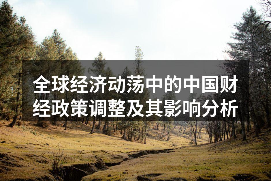 全球经济动荡中的中国财经政策调整及其影响分析